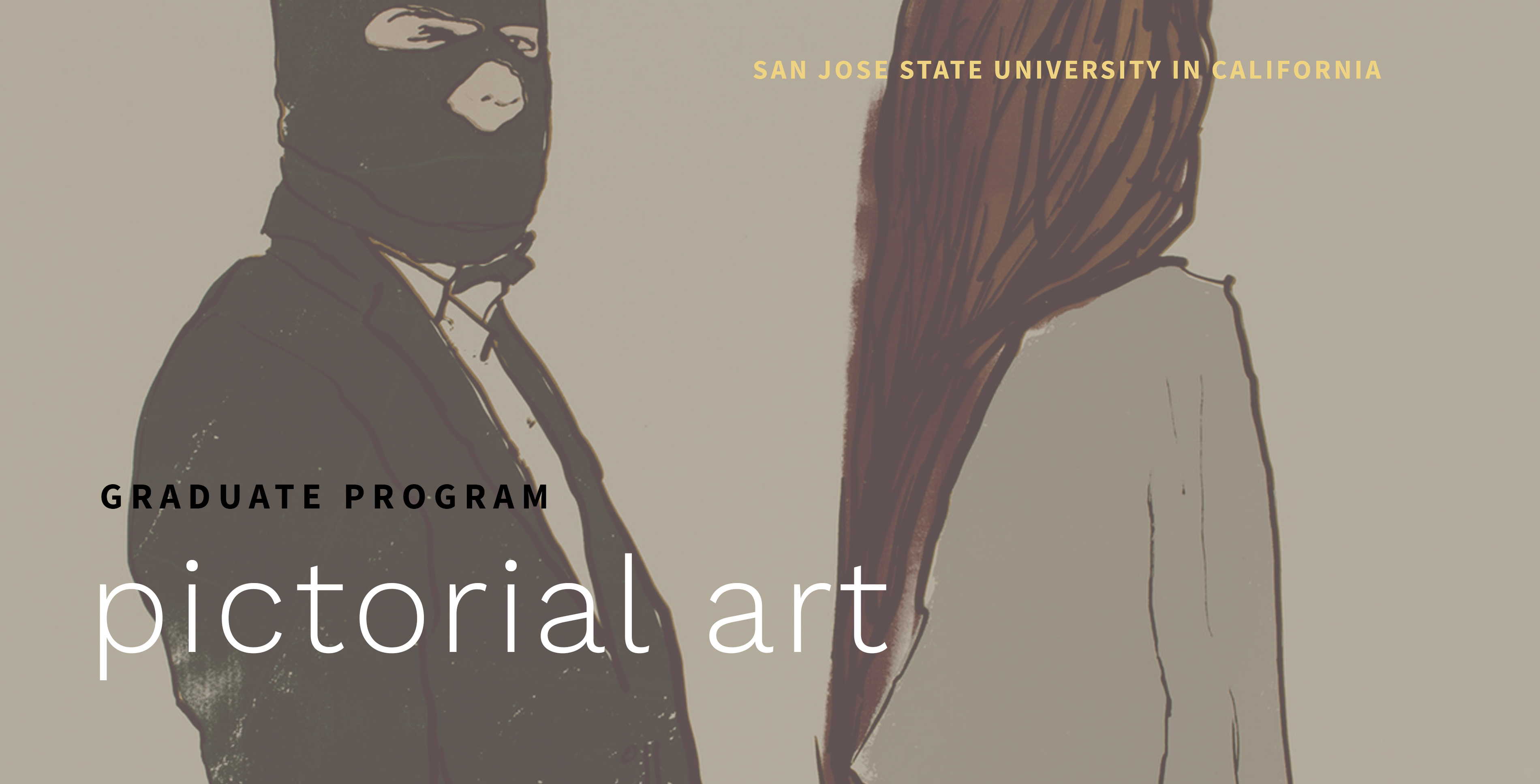 drawing of a man and a woman