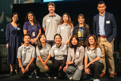 OSCMA students gathered at an event