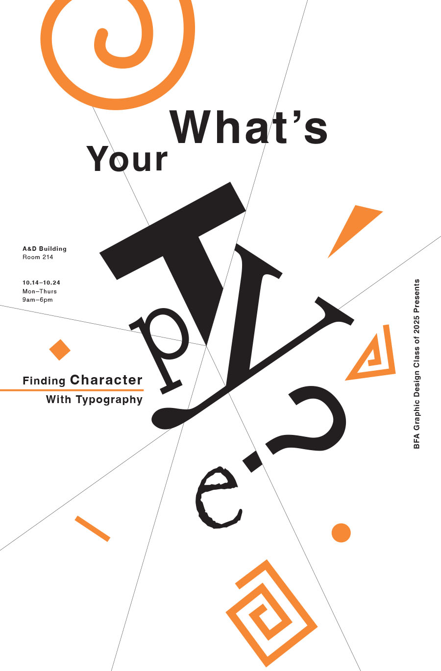 What's your type poster What's your type?