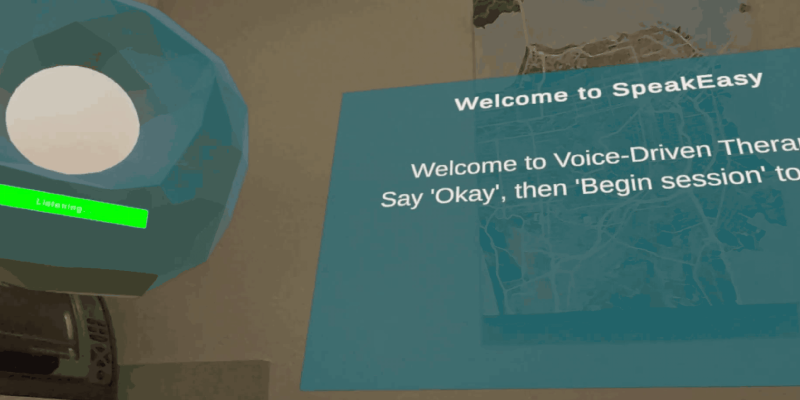 POV of virtual reality display.