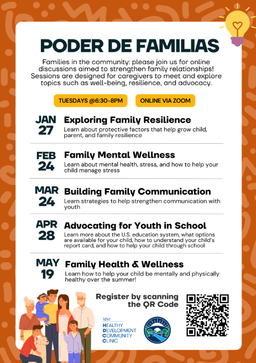 poder de familias flyer