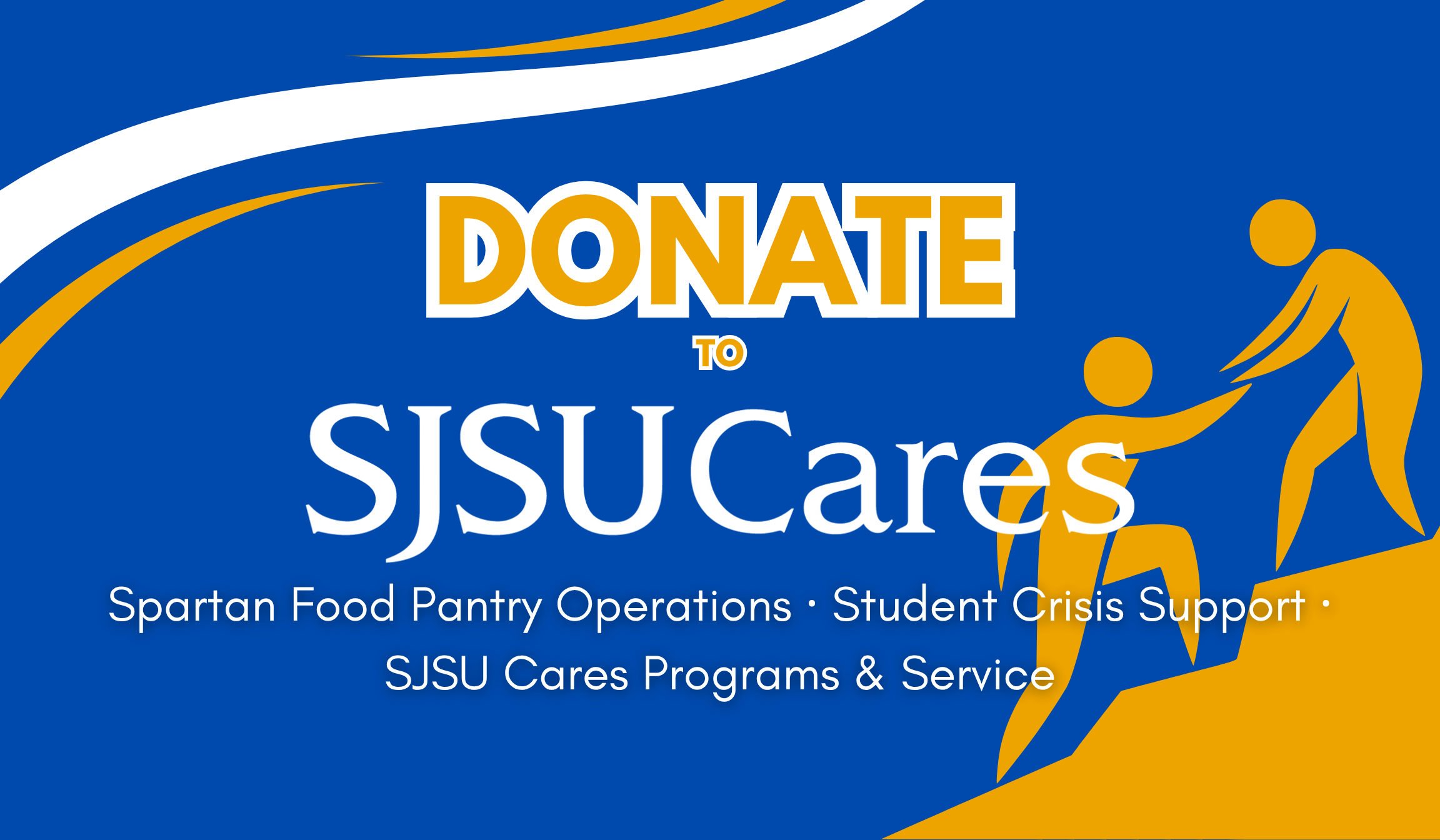 donate to sjsu cares poster