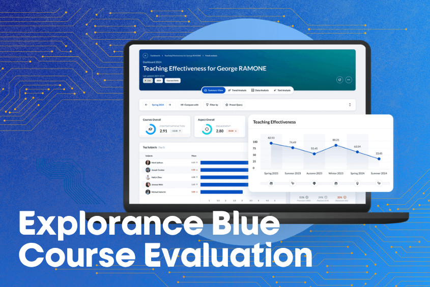 Explorance Blue New course evaluation platform
