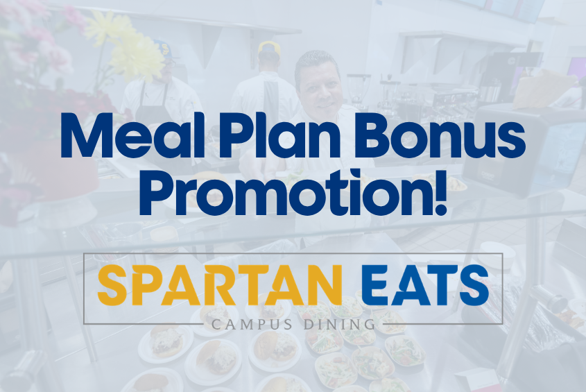 Meal Plan Bonus Promotion from Spartan Eats