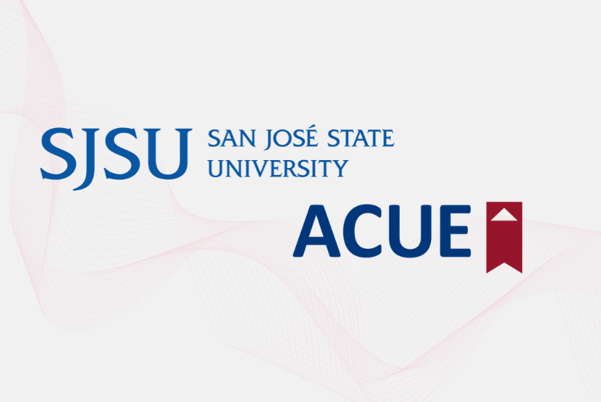 SJSU and ACUE
