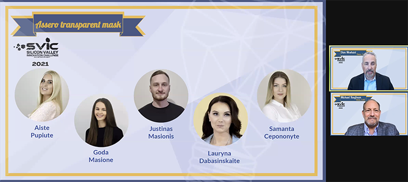 2nd Place: Assero Transparent Mask  2nd Place: Assero Transparent Mask