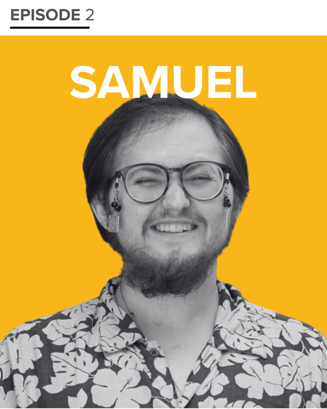 Headshot of tutor Samuel against plain background